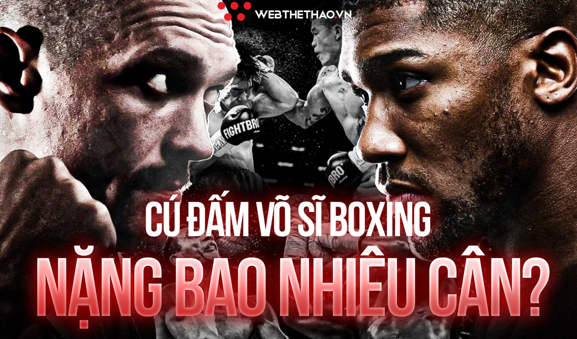 Anthony Joshua - Oleksandr Usyk 2: Cú đấm của võ sỹ Boxing nặng bao nhiêu cân?