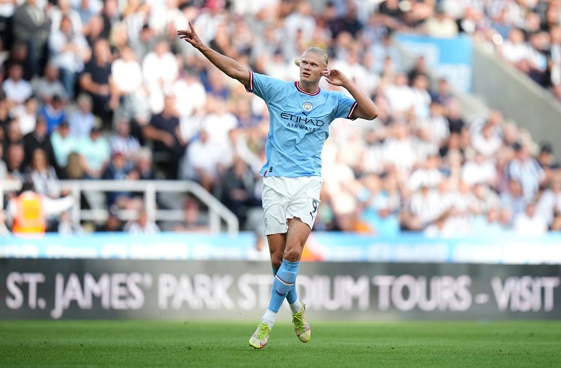 Haaland cân bằng thành tích của Aguero với Man City