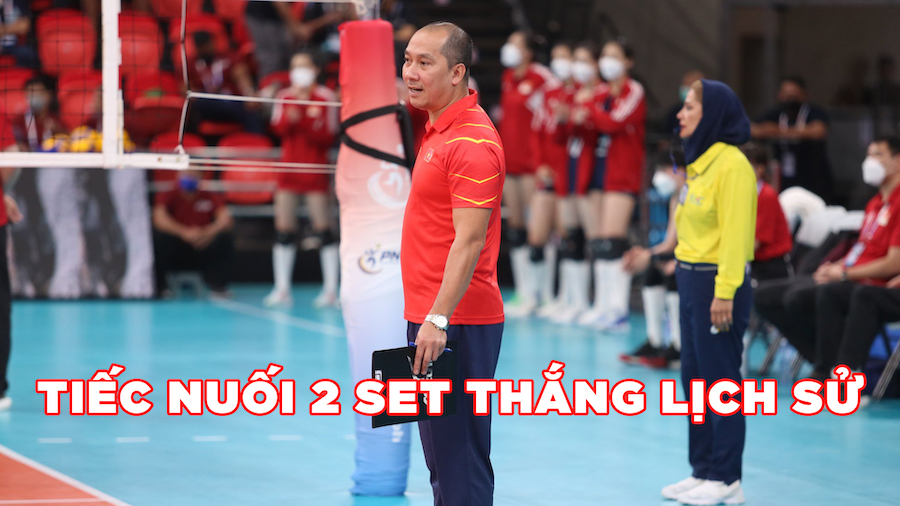 Nuối tiếc của HLV Tuấn Kiệt sau 2 set thắng lịch sử trước Trung Quốc