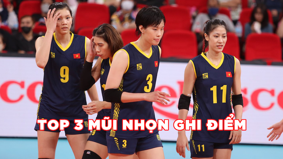 3 cầu thủ Việt Nam ghi nhiều điểm nhất vòng bảng AVC 2022: Điểm tựa Thanh Thúy