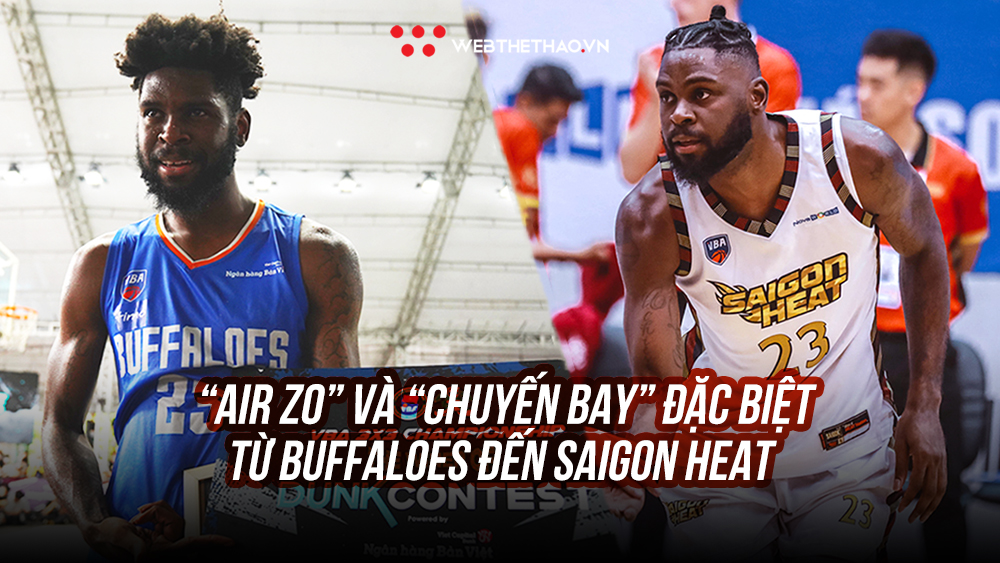 Alonzo Stafford và chuyến bay đặc biệt từ Hanoi Buffaloes đến Saigon Heat tại VBA 2022