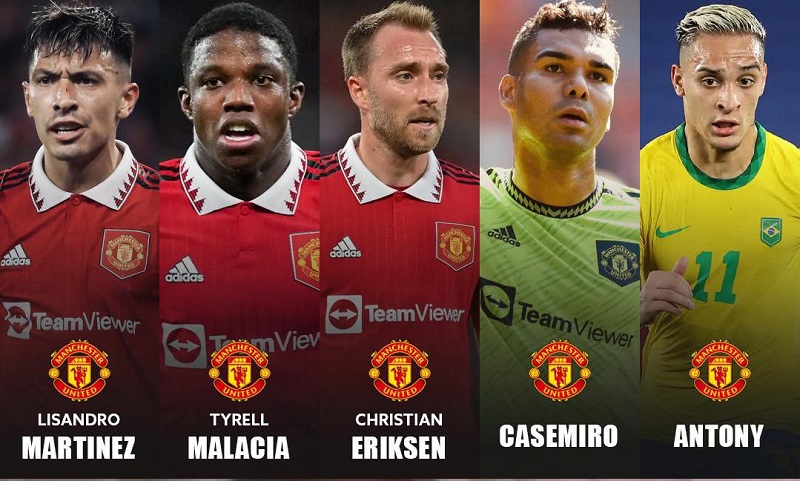 MU chiếm vị trí số 1 trong Top 10 CLB chi tiêu nhiều nhất hè 2022
