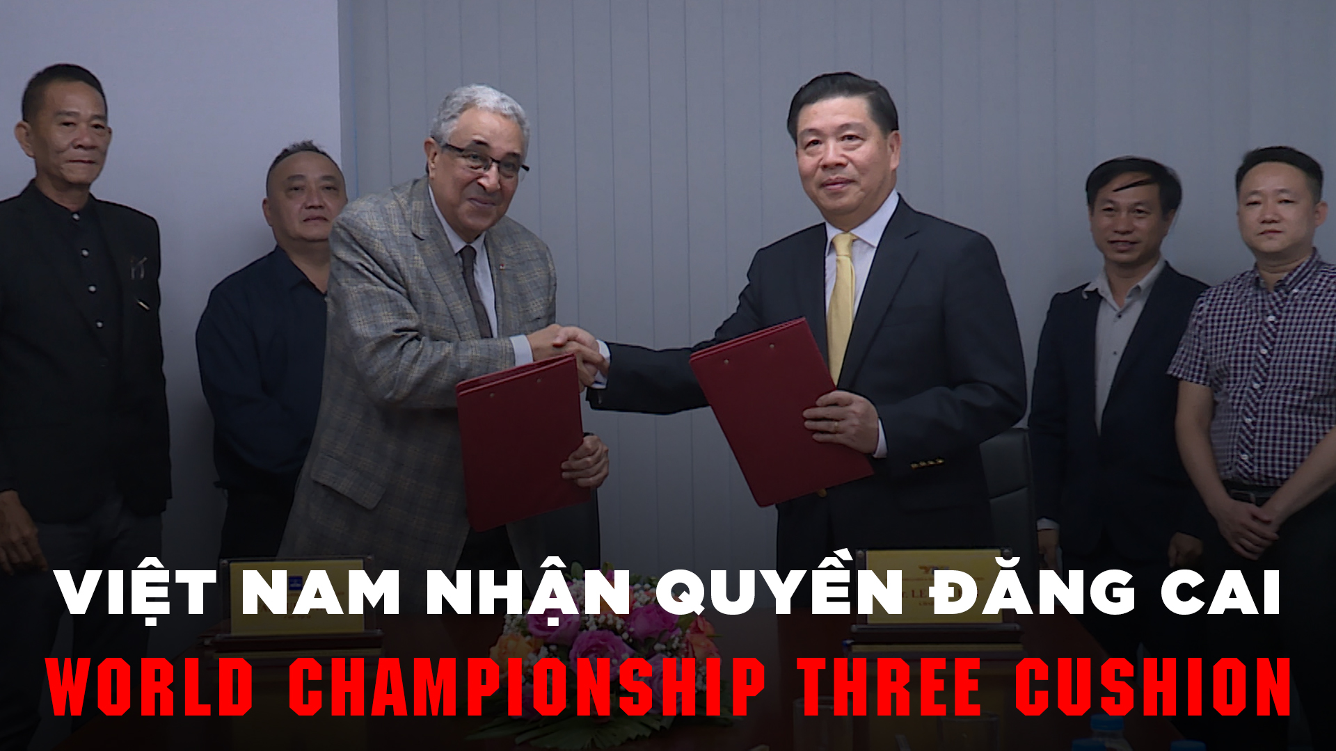 VBSF nhận quyền đăng cai World Championship Three Cushion từ chủ tịch Liên đoàn Billiads thế giới
