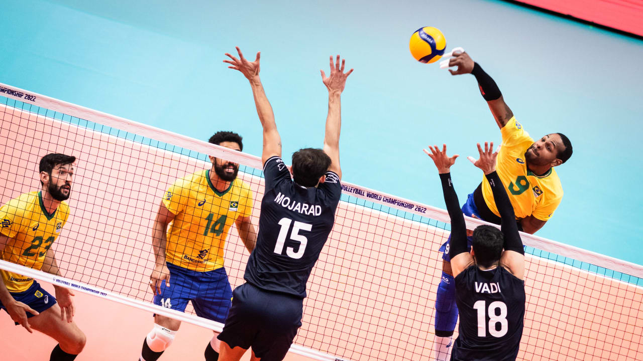 Yoandy Leal tỏa sáng, Brazil hạ gục Iran giành tấm vé cuối cùng vào Tứ kết FIVB World Championship 2022