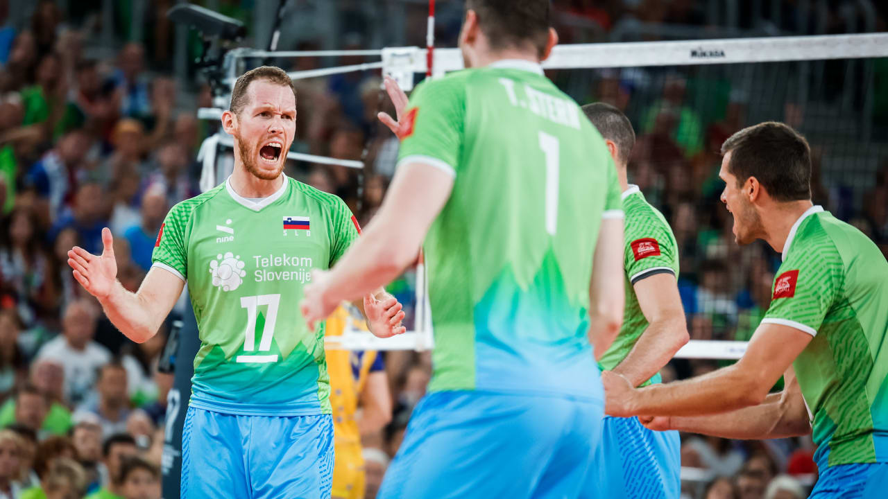 Đả bại Ukraine, chủ nhà Slovenia lần đầu tiên lọt vào Bán kết FIVB World Championship