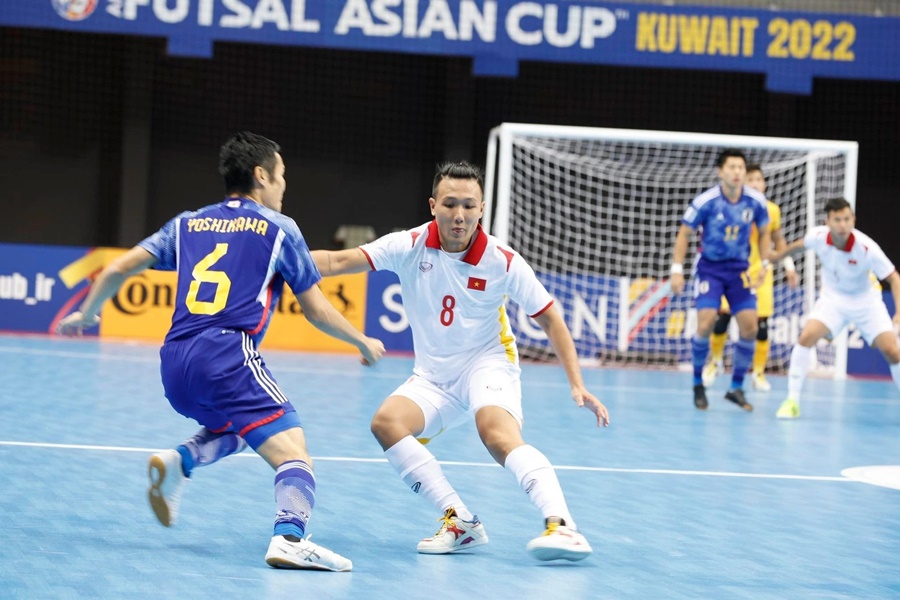 Bảng xếp hạng futsal châu Á 2022: Việt Nam xếp sau Nhật Bản