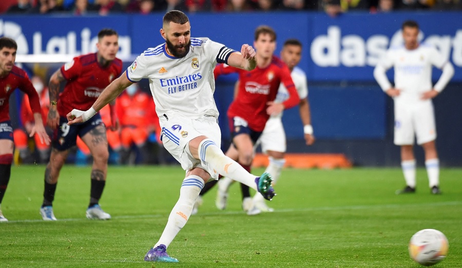 Lời nguyền phạt đền của Benzema khiến Real Madrid lần đầu mất điểm