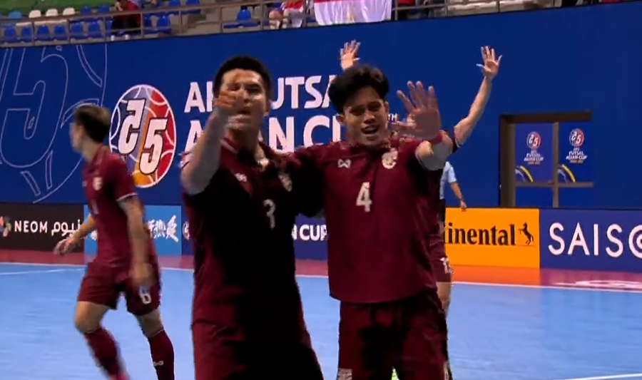 Thái Lan thắng nghẹt thở, là đại diện duy nhất Đông Nam Á vào bán kết futsal châu Á 2022
