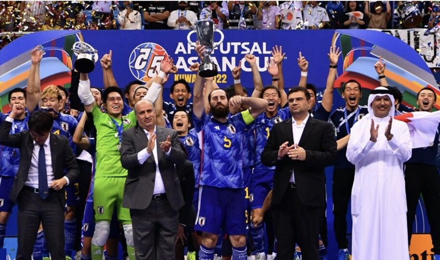 Nh&acirc;̣t Bản ngược dòng hạ Iran, l&ecirc;n ng&ocirc;i v&ocirc; địch futsal ch&acirc;u Á 2022