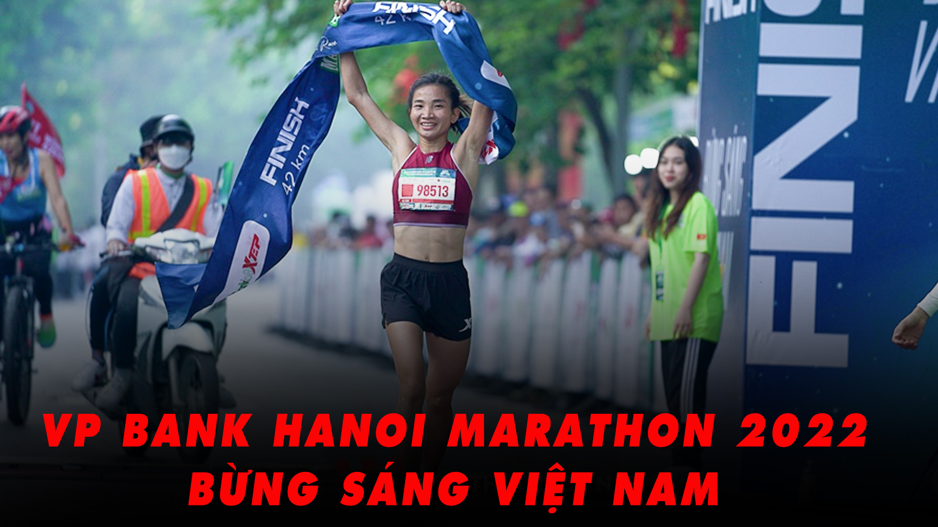 Ấn tượng giải chạy VP Bank Hanoi Marathon 2022: Bừng sáng Việt Nam
