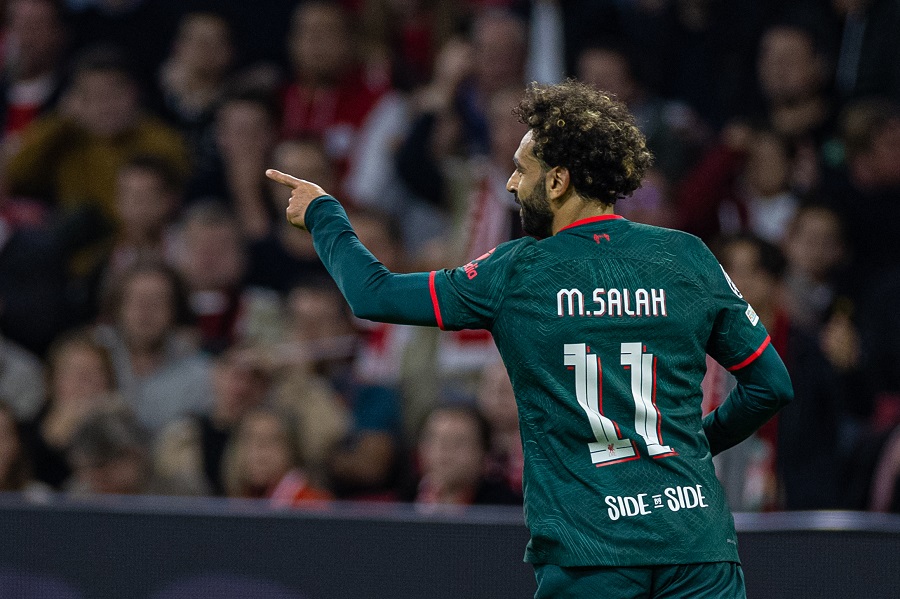 Salah lập chiến tích ghi bàn và kiến tạo ở Champions League với Liverpool