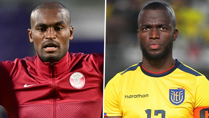 Đội hình ra sân Qatar vs Ecuador: Ali đối đầu Caicedo
