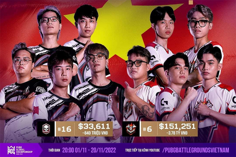 Navi vô địch, Cerberus Esports giành hạng 6 chung cuộc tại giải PUBG thế giới 2022