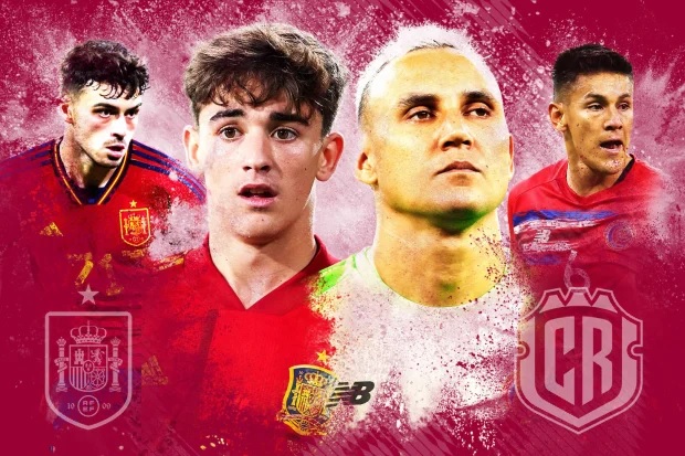 Đội hình ra sân chính thức Tây Ban Nha vs Costa Rica: Pedri đấu Navas