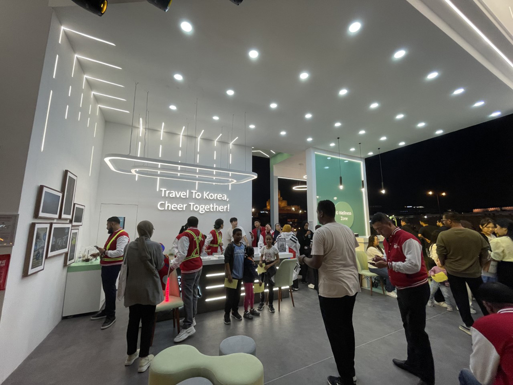 Nhân dịp đội tuyển đấu World Cup 2022, Hàn Quốc quảng bá hình ảnh tại Qatar