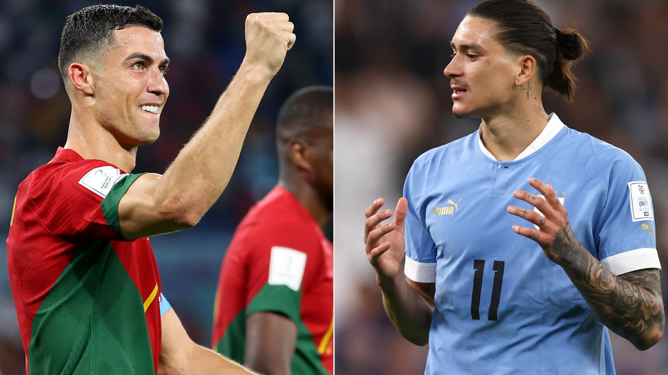 Đội hình ra sân chính thức Bồ Đào Nha vs Uruguay: Ronaldo đọ tài Nunez