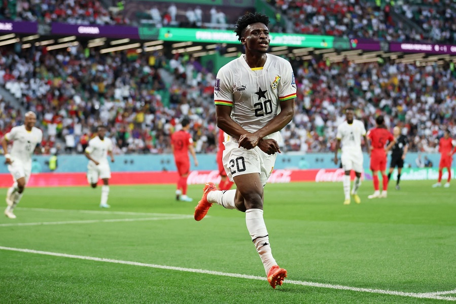 Mohamed Kudus trẻ thứ hai châu Phi lập kỳ tích ở World Cup