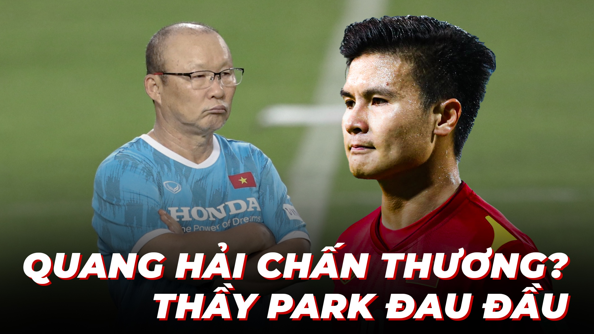 Quang Hải kiểm tra chấn thương, ông Park thấp thỏm chờ đợi kết quả