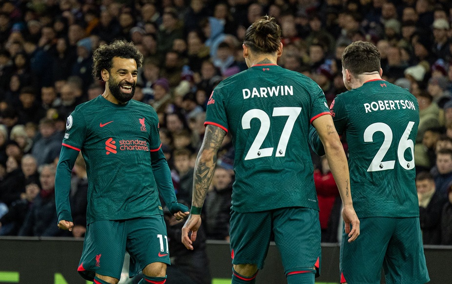Salah cán mốc ghi bàn và kiến tạo, Liverpool hạ gục Aston Villa