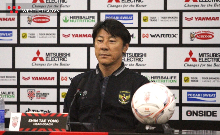 HLV Shin Tae Yong: &ldquo;Indonesia sẽ giải quy&ecirc;́t Vi&ecirc;̣t Nam trong 90 phút&rdquo;