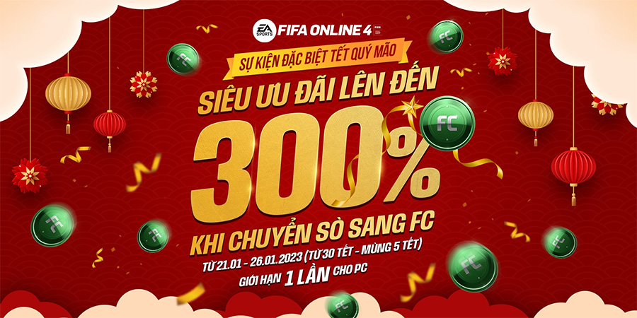 Chuyển Sò sang FC tháng 1/2025: Game thủ nhận khuyến mãi tối đa bao nhiêu FC?
