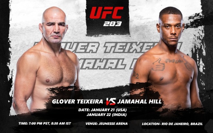 Trực tiếp UFC 283: Glover Teixeira vs. Jamahal Hill