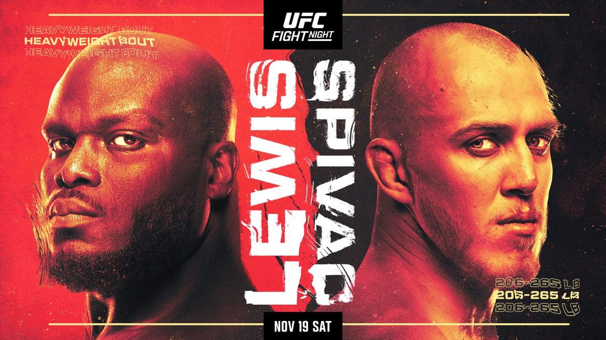 Lịch thi đấu UFC Fight Night 218: Derrick Lewis vs Serghei Spivac