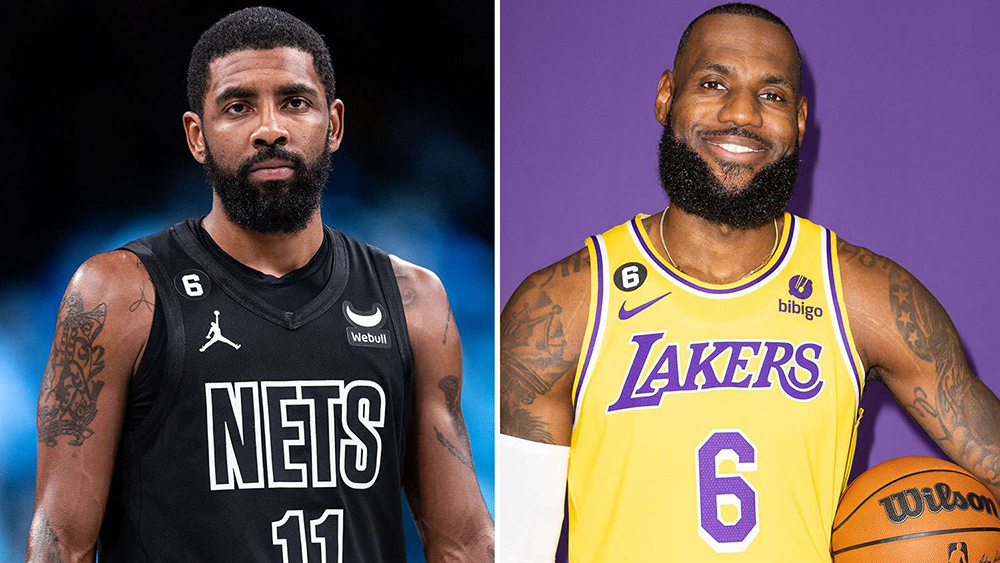 LeBron James trả lời đầy ẩn ý về khả năng tái hợp với Kyrie Irving tại Los Angeles Lakers