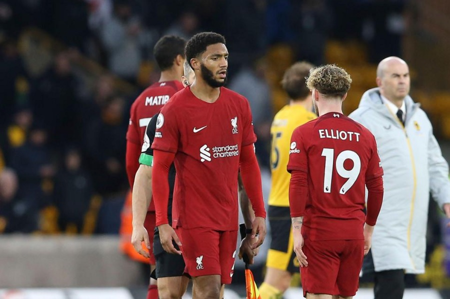 Liverpool sẽ… xuống hạng nếu tính xếp hạng trong năm 2023