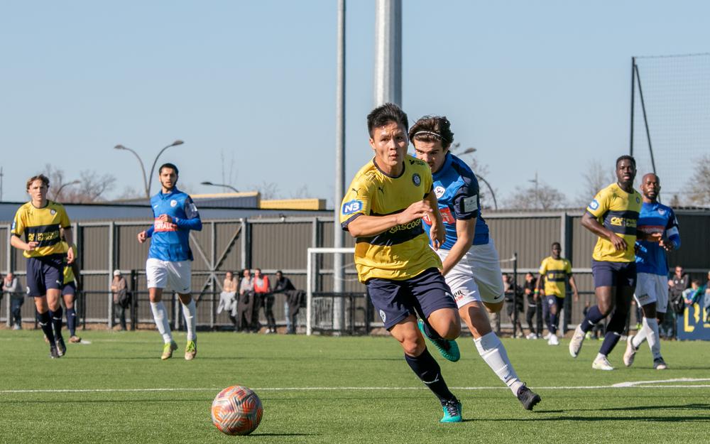 Quang Hải góp công, đội dự bị Pau FC thắng tưng bừng ở hạng 5 Pháp