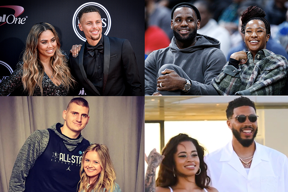 Điểm danh những cặp đôi tình tứ nổi tiếng với các ngôi sao hàng đầu NBA