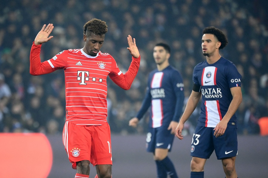Coman lần thứ hai khiến đội bóng cũ PSG ôm hận trước Bayern Coman lần thứ hai khiến đội bóng cũ PSG ôm hận trước Bayern