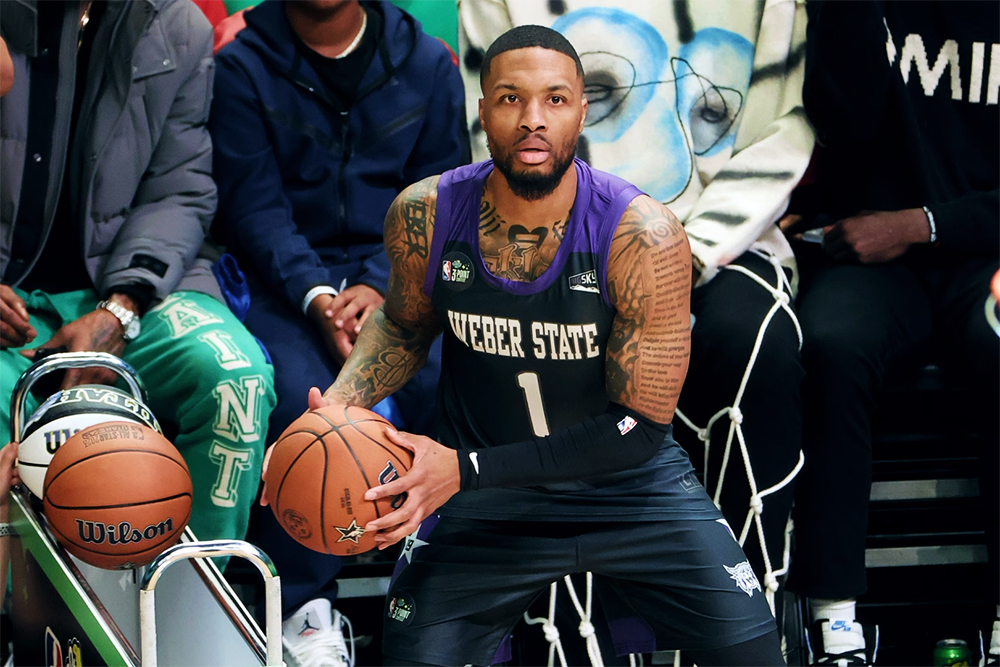 Đằng sau chiếc áo đặc biệt của Damian Lillard, nhà vô địch NBA 3 Point Contest 2023