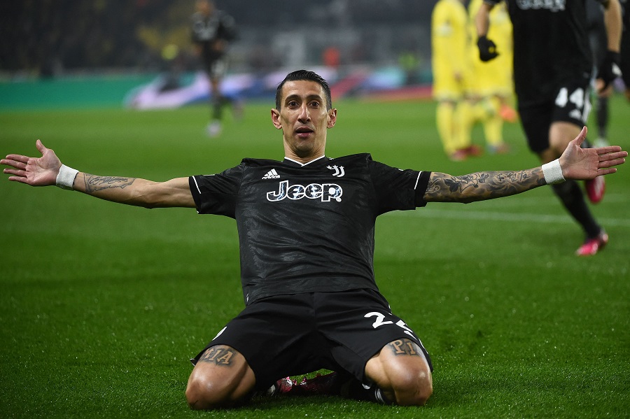 Di Maria lập hat-trick cho Juventus với số cú sút trúng đích kỷ lục Di Maria lập hat-trick cho Juventus với số cú sút trúng đích kỷ lục