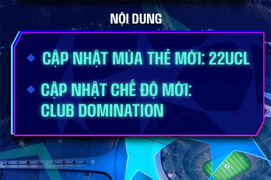 FIFA Online 4: Bảo trì FO4 hôm nay, cập nhật mùa 22 UCL đến mấy giờ?