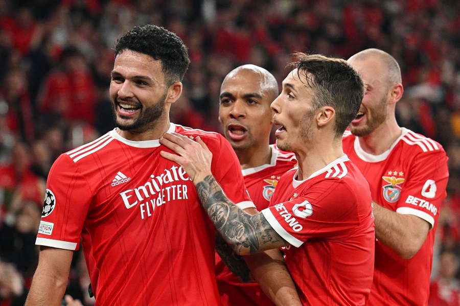 Benfica ghi nhiều bàn thắng nhất để lọt vào tứ kết Champions League Benfica ghi nhiều bàn thắng nhất để lọt vào tứ kết Champions League
