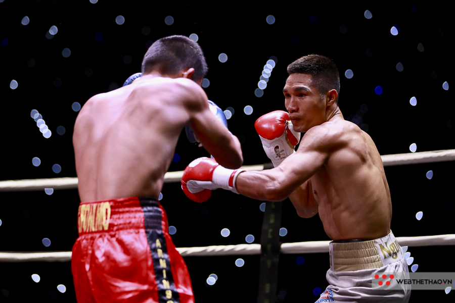 Lão tướng Nguyễn Văn Hải thượng đài cùng tài năng trẻ Boxing Hà Nội tại VSP Pro 3