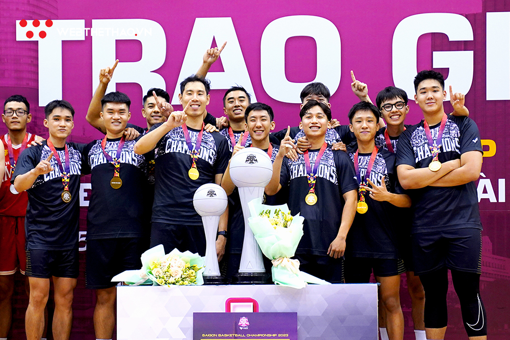 CLB Next Level của Stefan Nguyễn vô địch Saigon Basketball Championship 2023