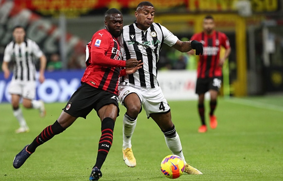 Nhận định Udinese vs AC Milan: Chấp nhận chia điểm