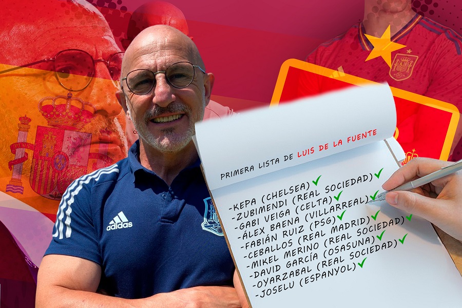 Tây Ban Nha thời tân HLV De la Fuente loại 15 cầu thủ dự World Cup