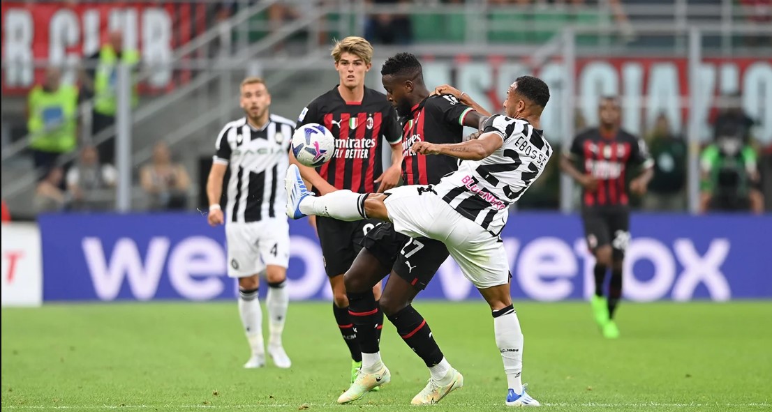 Tỷ lệ kèo trận Udinese vs AC Milan, Serie A, 2h45 ngày 19/3