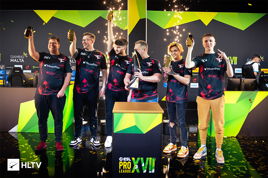 FaZe Clan vô địch ESL Pro League Season 17, chinh phục danh hiệu Grandslam CSGO