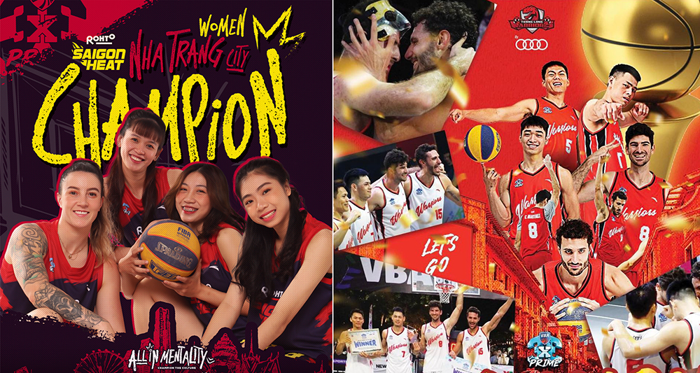 Saigon Heat cùng Thang Long Warriors tạo nên lịch sử, khép lại chặng 2 VBA 3x3 Prime 2023