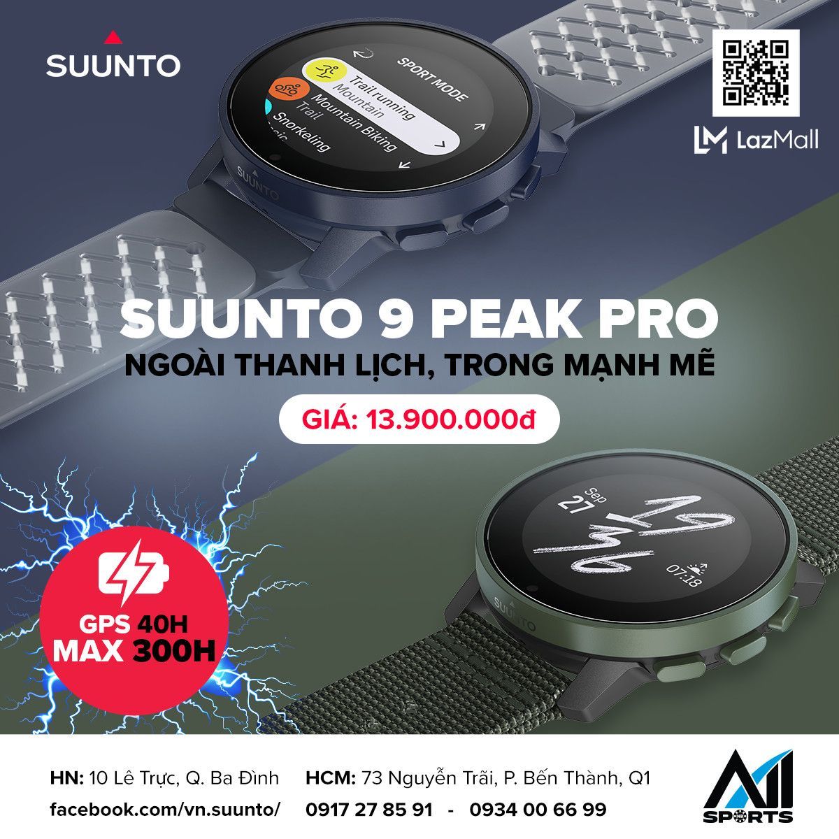Suunto 9 Peak Pro và những "cái nhất" không thể bỏ qua