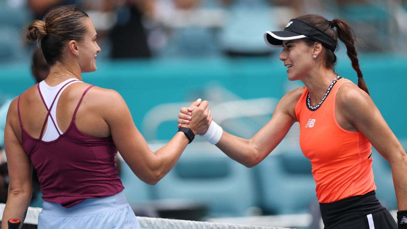 Miami Open 2023 ngày 30/3: Cirstea gây sốc trước Sabalenka ở tứ kết