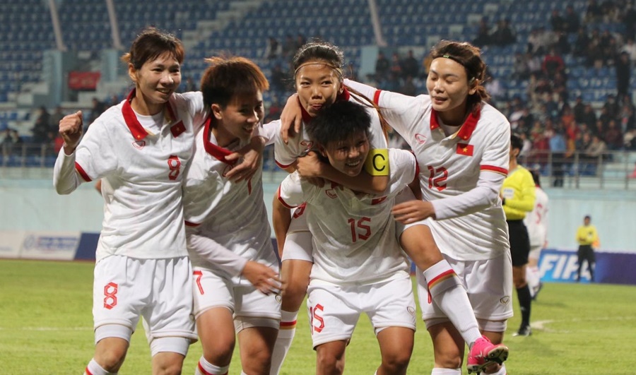 Vùi d&acirc;̣p Nepal, tuy&ecirc;̉n nữ Vi&ecirc;̣t Nam c&acirc;̀m chắc vé vào vòng loại thứ 2 Olympic 2024
