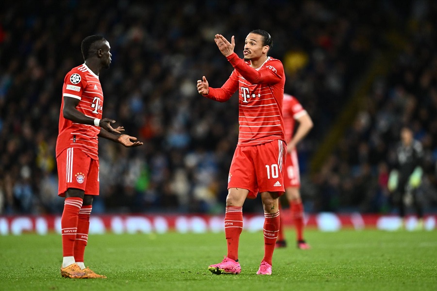 Cãi nhau trong phòng thay đồ ở Bayern: Mane tát Sane Cãi nhau trong phòng thay đồ ở Bayern: Mane tát Sane