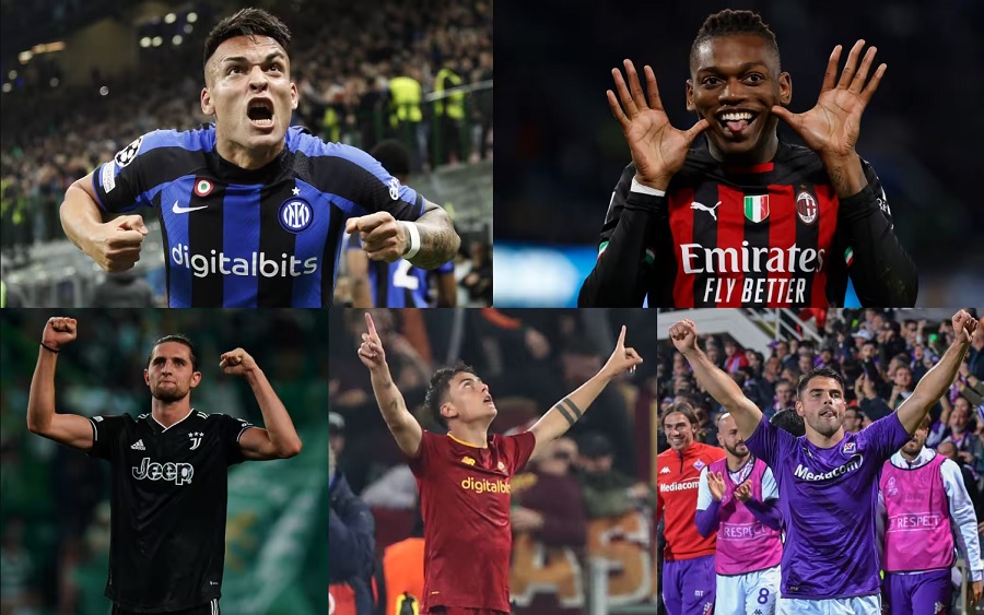 Bóng đá Italia lập kỷ lục về số đội lọt vào bán kết cúp châu Âu Bóng đá Italia lập kỷ lục về số đội lọt vào bán kết cúp châu Âu