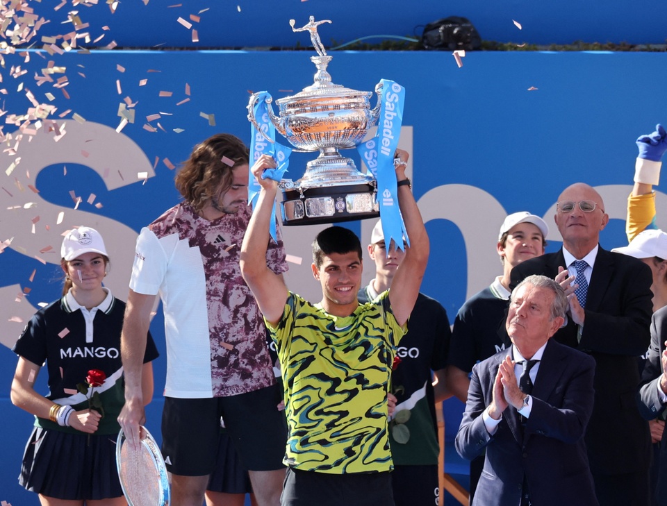Tin tennis ngày 24/4: Carlos Alcaraz bảo vệ chức vô địch Barcelona Mở rộng