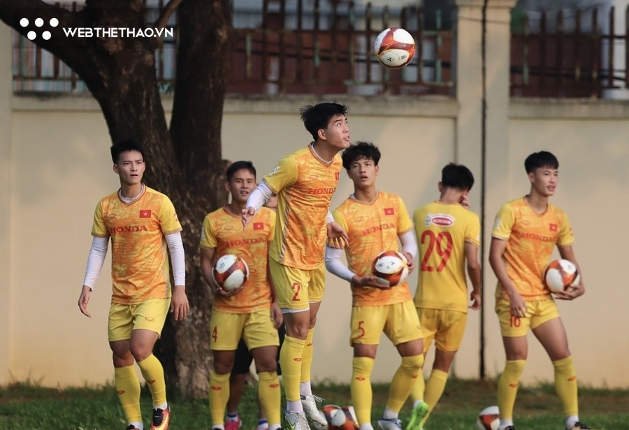Đ&ocirc;̣i h&igrave;nh ra s&acirc;n U22 Vi&ecirc;̣t Nam vs U22 L&agrave;o h&ocirc;m nay 30/4